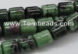 CRZ09 15.5 inches 10*12mm column ruby zoisite gemstone beads Wholesale