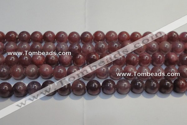 CRZ1003 15.5 inches 7mm - 7.5mm round A grade natural ruby beads