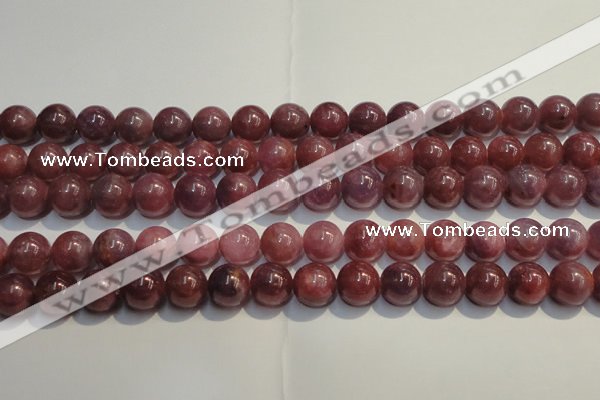 CRZ1006 15.5 inches 7mm - 7.5mm round A+ grade natural ruby beads