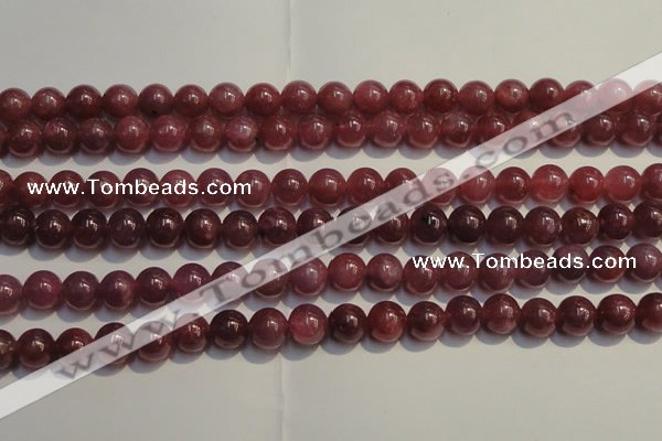 CRZ1008 15.5 inches 6mm - 6.5mm round AA grade natural ruby beads