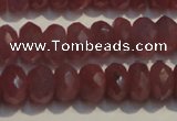 CRZ1017 15.5 inches 3*5mm faceted rondelle A grade ruby beads