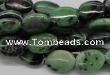 CRZ11 15.5 inches 10*14mm oval ruby zoisite gemstone beads wholesale