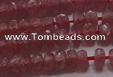 CRZ1101 15.5 inches 3*5mm faceted rondelle AAA+ grade ruby beads