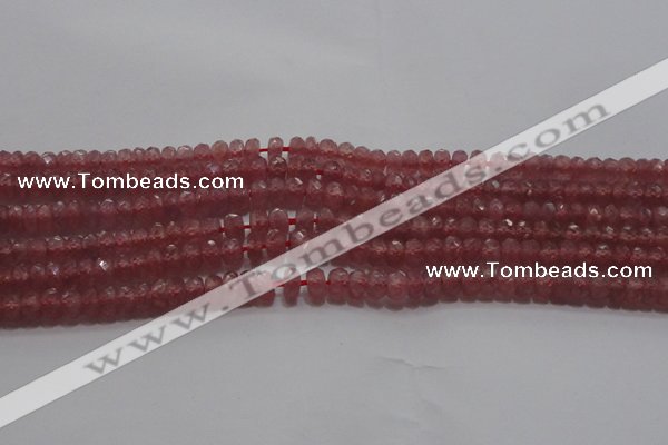 CRZ1101 15.5 inches 3*5mm faceted rondelle AAA+ grade ruby beads