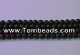 CRZ1110 15.5 inches 4mm round imitation ruby zoisite beads wholesale