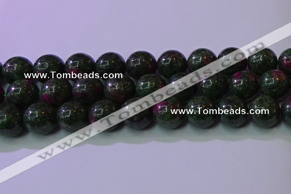 CRZ1113 15.5 inches 10mm round imitation ruby zoisite beads wholesale