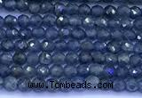 CRZ1170 15 inches 2mm faceted round sapphire beads