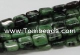 CRZ16 15.5 inches 8*10mm rectangle ruby zoisite gemstone beads