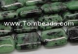 CRZ17 15.5 inches 13*18mm rectangle ruby zoisite gemstone beads