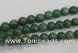 CRZ601 15.5 inches 6mm round New ruby zoisite gemstone beads