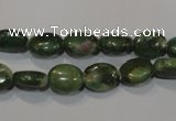 CRZ611 15.5 inches 8*10mm oval New ruby zoisite gemstone beads