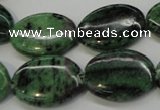 CRZ62 15.5 inches 18*25mm oval ruby zoisite gemstone beads