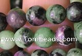CRZ771 15.5 inches 6mm round ruby zoisite beads wholesale