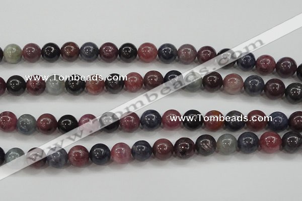 CRZ802 15.5 inches 10mm round natural ruby sapphire beads