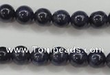 CRZ822 15.5 inches 6mm round natural sapphire gemstone beads