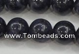 CRZ825 15.5 inches 12mm round natural sapphire gemstone beads