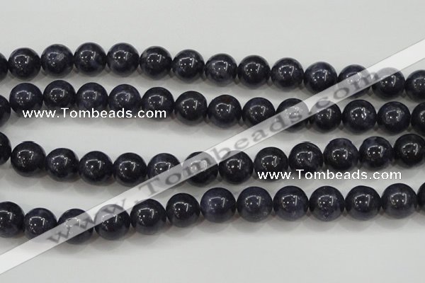 CRZ825 15.5 inches 12mm round natural sapphire gemstone beads