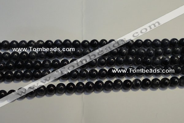 CRZ951 15.5 inches 6mm - 6.5mm round A- grade natural sapphire beads