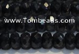 CRZ973 15.5 inches 5*7mm faceted rondelle A- grade sapphire beads