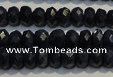 CRZ980 15.5 inches 4*6mm faceted rondelle A+ grade sapphire beads