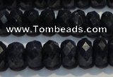 CRZ981 15.5 inches 5*7mm faceted rondelle A+ grade sapphire beads