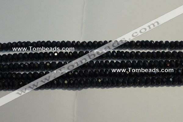 CRZ983 15.5 inches 3*5mm faceted rondelle AA grade sapphire beads