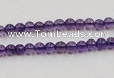 CSA02 15.5 inches 5mm round synthetic amethyst beads wholesale