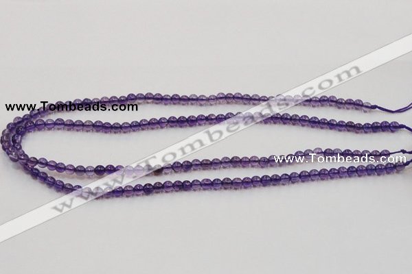 CSA02 15.5 inches 5mm round synthetic amethyst beads wholesale