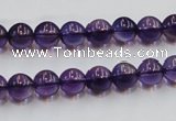 CSA04 15.5 inches 8mm round synthetic amethyst beads wholesale