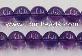 CSA06 15.5 inches 12mm round synthetic amethyst beads wholesale