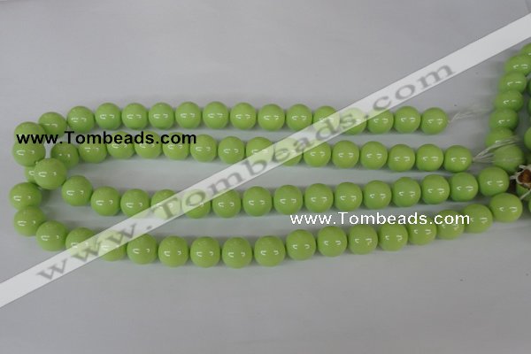 CSB101 15.5 inches 12mm round shell pearl beads wholesale