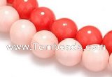 CSB11 16 inches 8mm round shell pearl beads Wholesale
