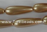 CSB117 15.5 inches 10*30mm teardrop shell pearl beads wholesale