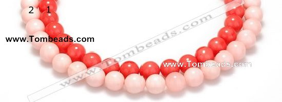 CSB12 16 inches 10mm round shell pearl beads Wholesale