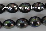 CSB124 15.5 inches 12*15mm rice shell pearl beads wholesale