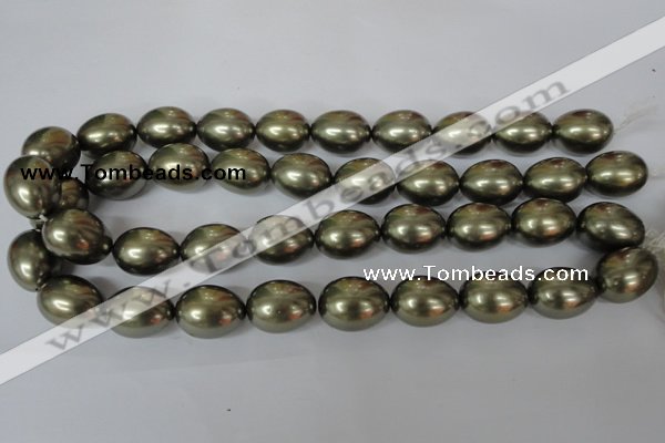CSB128 15.5 inches 14*18mm – 15*20mm rice shell pearl beads