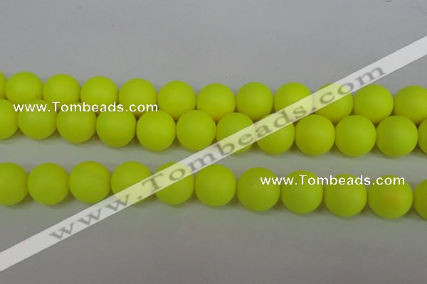 CSB1319 15.5 inches 12mm matte round shell pearl beads wholesale