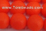 CSB1342 15.5 inches 8mm matte round shell pearl beads wholesale