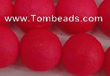 CSB1349 15.5 inches 12mm matte round shell pearl beads wholesale