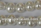 CSB135 15.5 inches 12*15mm – 13*16mm oval shell pearl beads