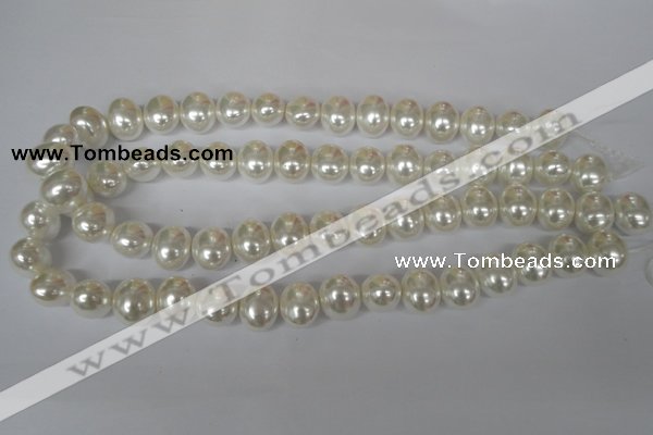 CSB135 15.5 inches 12*15mm – 13*16mm oval shell pearl beads