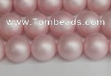 CSB1374 15.5 inches 12mm matte round shell pearl beads wholesale