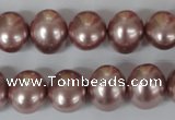 CSB139 15.5 inches 12*15mm – 13*16mm oval shell pearl beads