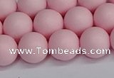 CSB1624 15.5 inches 12mm round matte shell pearl beads wholesale