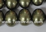 CSB167 15.5 inches 15*18mm – 16*19mm oval shell pearl beads