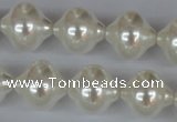 CSB175 15.5 inches 16*17mm lantern shape shell pearl beads