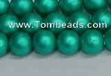 CSB1752 15.5 inches 8mm round matte shell pearl beads wholesale