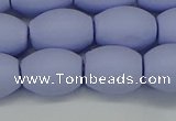 CSB2102 15.5 inches 10*14mm rice matte shell pearl beads