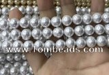 CSB2110 15.5 inches 8mm ball shell pearl beads wholesale