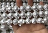 CSB2114 15.5 inches 16mm ball shell pearl beads wholesale